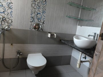 Bathroom in 1 BHK Apartment at Kavya Residency Thane, Ghodbunder Road – for Rent