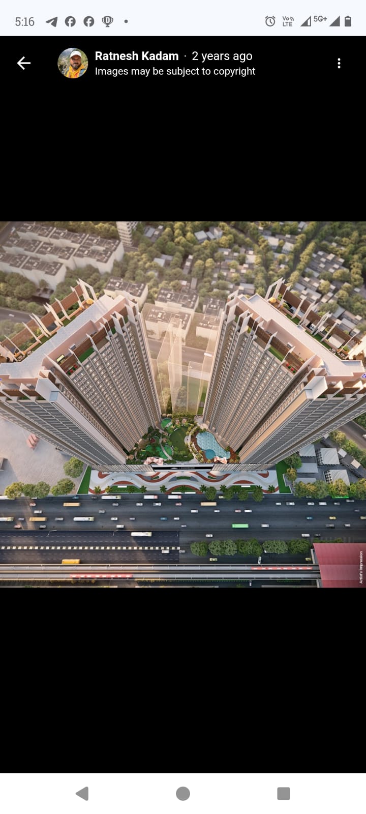 2 BHK + Extra Room 650 Sq.Ft. Apartment in Chandak Greenairy