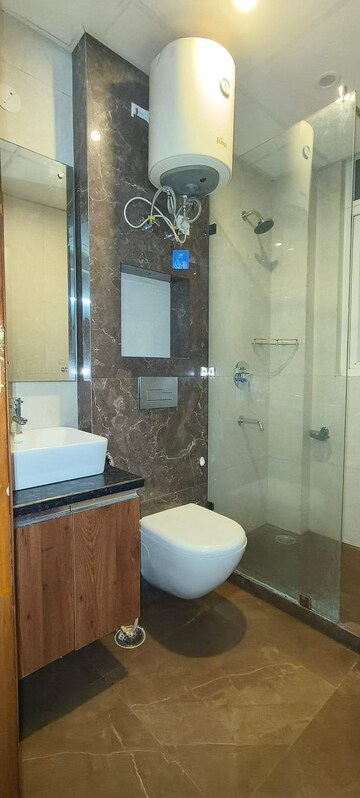 Bathroom in 2 BHK Builder Floor at Sector 10a – for Rent