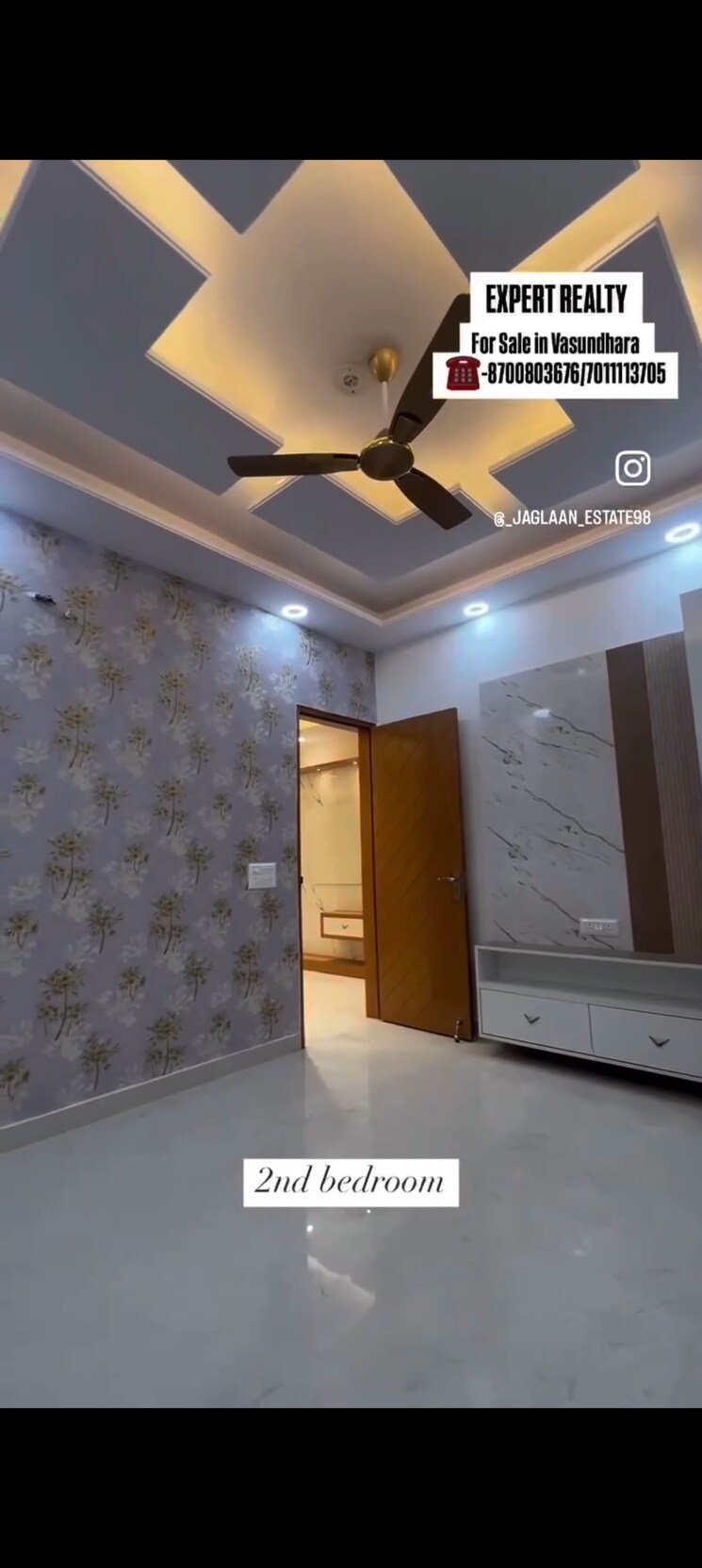 Master Bedroom, vasundhara sector 5 4 Bedroom 1750 Sq.Ft. Builder Floor In Vasundhara Sector 5 Ghaziabad 8461346