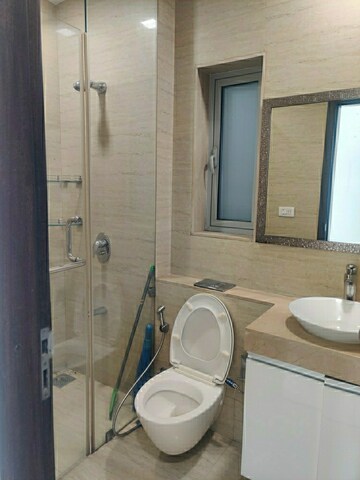 Bathroom in 4 BHK Apartment at Oberoi Realty Woods, Goregaon East – for Sale