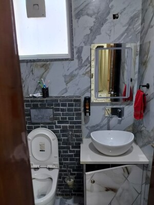 Bathroom in 2.5 BHK Builder Floor at Paschim Vihar – for Sale