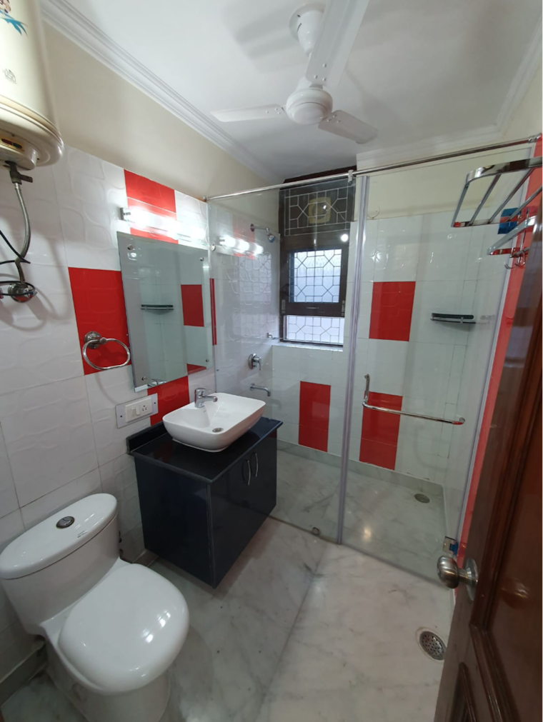 Attached Bathroom, boutique-residential-apartments-g-88 3 Bedroom 250 Sq.Yd. Builder Floor In Saket Delhi 8461581