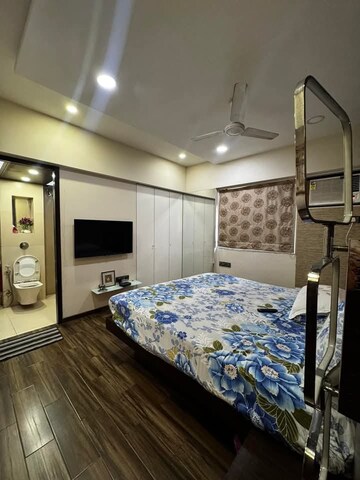 Bedroom in 1 BHK Apartment at Raunak Heights, Ghodbunder Road – for Rent
