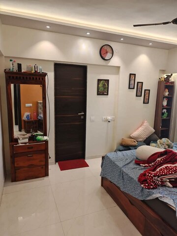 Master Bedroom in 1 BHK Apartment at Kirans Shree Smaran, Kasarvadavali – for Rent