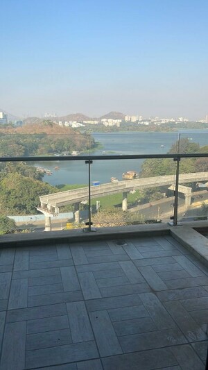 Balcony in 4 BHK Apartment at LnT Realty Emerald Isle, Powai – for Sale