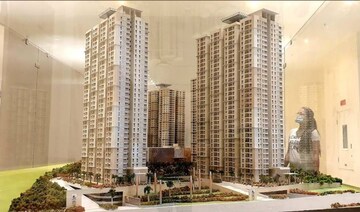 Living Room in 3 BHK Apartment at Prestige High Fields, Gachibowli – for Rent
