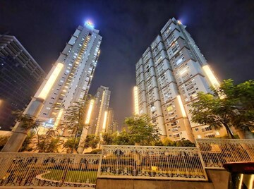 Living Room in 3 BHK Apartment at Prestige High Fields, Gachibowli – for Rent