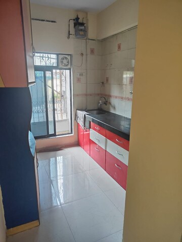 Kitchen in 1 BHK Apartment at Krishna sthal Dwaraka 1, Mira Road – for Rent