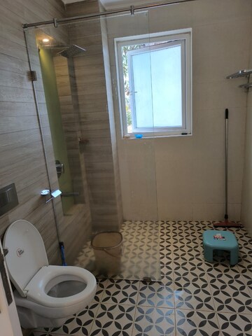 Bathroom in 1 BHK Apartment at Ahimsa Enclave, Malad West – for Rent