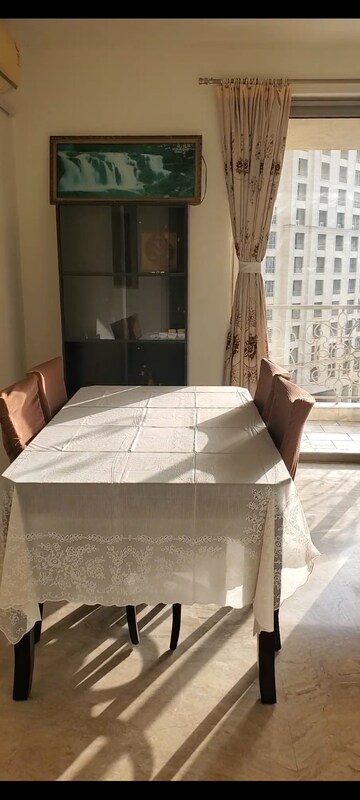 Bathroom in 3 BHK Apartment at Hiranandani Annora, Ghodbunder Road – for Rent