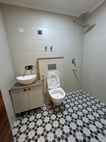 Bathroom in 4 BHK Apartment at Karuna Vihar Apartments, Sector 18 Dwarka – for Rent