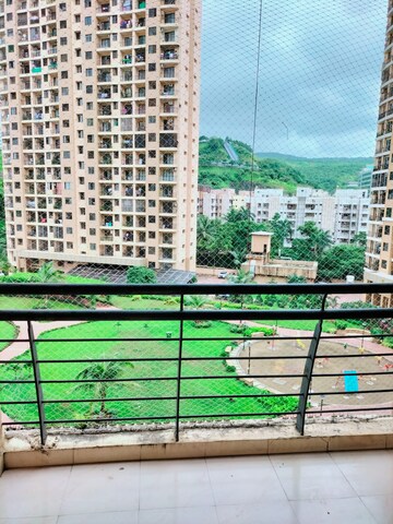Balcony in 3 BHK Apartment at K Raheja Heights, Malad East – for Rent
