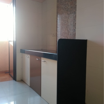 Kitchen in 1 BHK Apartment at Raj Mandir Complex, Ketkipada – for Rent