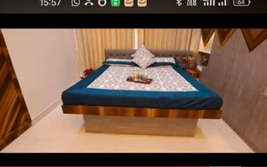 Bedroom in 3 BHK Apartment at Ashar Sapphire, Kapur Bawdi – for Sale