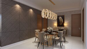 Living Room in 3 BHK Apartment at Puravankara Purva Atmosphere, Thanisandra Main Road – for Sale