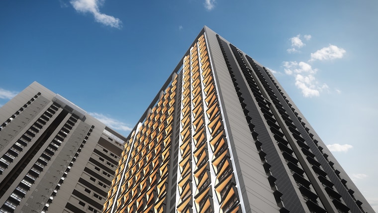 Exterior View, puravankara-purva-atmosphere 3 Bedroom 2004 Sq.Ft. Apartment In Thanisandra Main Road Bangalore 8462937