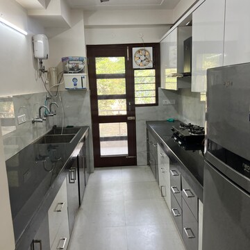Kitchen in 3 BHK Builder Floor at Sector 43 – for Rent