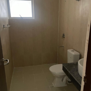 Attached Bathroom in 3 BHK Apartment at Ansal Height 86, Nawada Fatehpur – for Sale