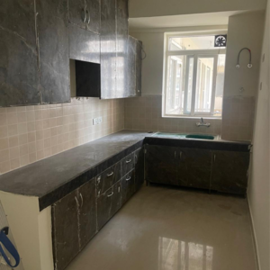 Kitchen in 3 BHK Apartment at Ansal Height 86, Nawada Fatehpur – for Sale