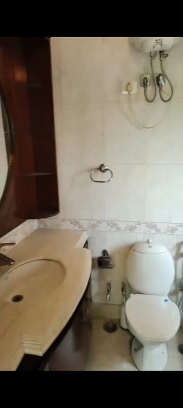 Bathroom in 2 BHK Builder Floor at Hauz Khas – for Rent