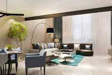 Living Room in 3 BHK Apartment at Godrej MSR City, Shettigere – for Sale