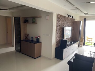 Living Room in 3 BHK Apartment at DS Max Skycity, Thanisandra – for Sale