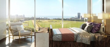 Bedroom in 2 BHK Apartment at Piramal Mahalaxmi North Tower, Mahalaxmi – for Sale
