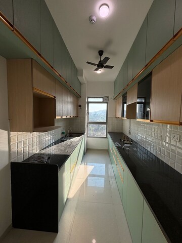 Kitchen in 2 BHK Apartment at Kalpataru Immensa, Kolshet Road – for Rent