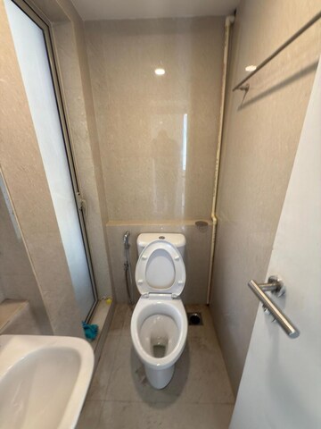 Bathroom in 1 BHK Apartment at Raunak Heights, Ghodbunder Road – for Rent
