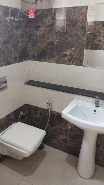 Bathroom in 2 BHK Builder Floor at Huda CGHS, Sector 56 – for Rent