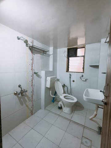 Bathroom in 2 BHK Apartment at Dattawadi – for Rent