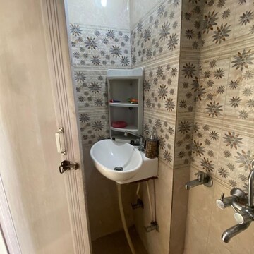 Bathroom in 1 RK Builder Floor at Jangpura – for Rent