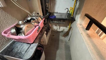 Building Lobby in 2 BHK Apartment at Greenmark Mayfair Apartments, Tellapur – for Rent