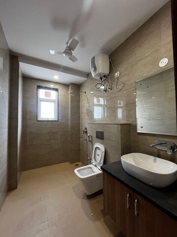 Bathroom in 3 BHK Builder Floor at Anant Raj Ashok Estate, Sector 63a – for Rent
