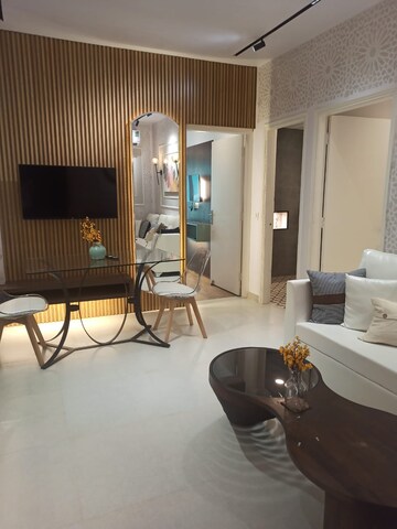 Master Bedroom in 3 BHK Apartment at Grah Avas Green View Heights, Raj Nagar Extension – for Sale