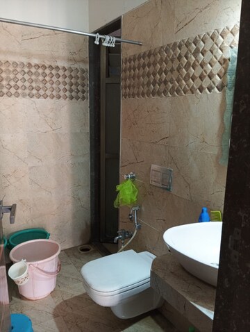 Bathroom in 1 BHK Apartment at Raunak Bliss, Ghodbunder Road – for Rent