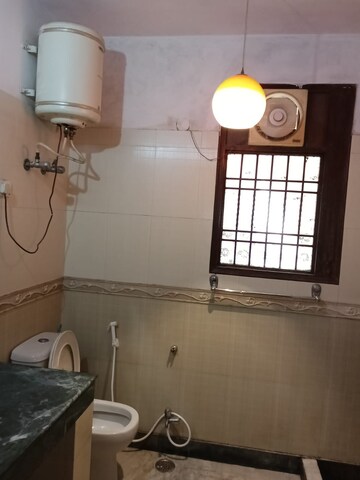 Bathroom in 3 BHK Builder Floor at Ansal Plaza Sector-23, Sector 23 – for Rent