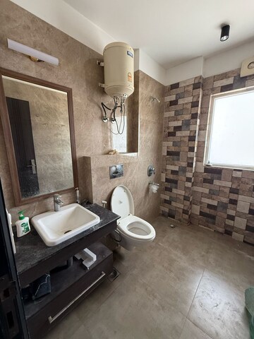 Bathroom in 4 BHK Apartment at Oasis Apartments, Sector 55 – for Rent