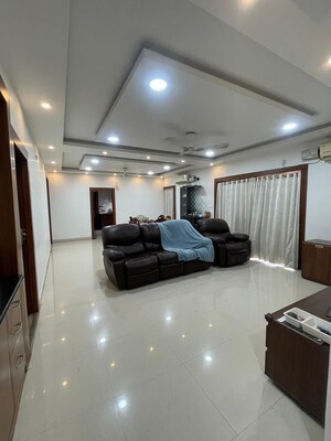 Living Room in 3 BHK Apartment at Pamidi Towers, Madhapur – for Sale