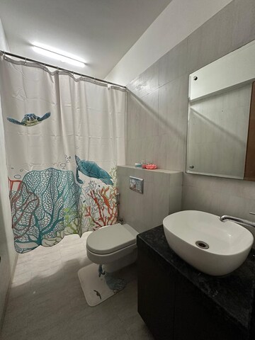 Bathroom in 3 BHK Apartment at Godrej Prime, Chembur – for Rent