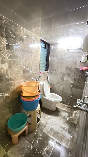 Bathroom in 2 BHK Apartment at Leena  Bhairav Residency, Mira Road – for Sale