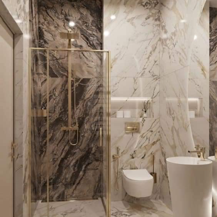 Attached Bathroom, tricity-luxuria 1 Bedroom 750 Sq.Ft. Apartment In Panvel Sector 18 Navi Mumbai 8464989