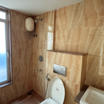 Bathroom in 1 BHK Apartment at Lodha Amara, Sandoz Baug – for Rent