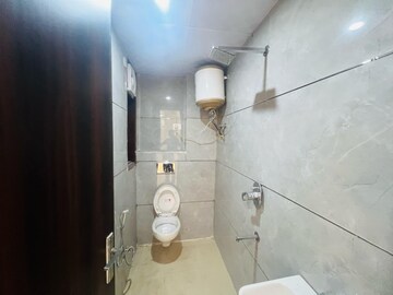 Bathroom in 3 BHK Builder Floor at Chattarpur – for Rent