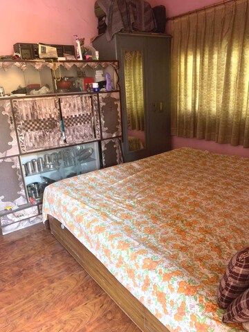 Bedroom in 1 BHK Apartment at Akash Vihar CHS, Kalyan West – for Rent
