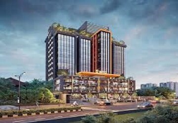  Office Space – Exterior View View at Shivam Trade Center, Ambli - for Rent