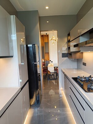 Kitchen in 1 BHK Apartment at Mahaavir Exotique, Kharghar – for Sale