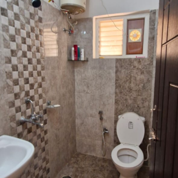 Bathroom in 2 BHK Builder Floor at Kondapur – for Rent