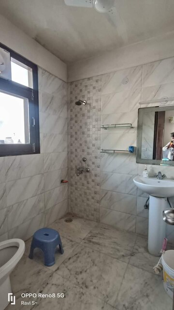 Bathroom in 3 BHK Builder Floor at Ansal Plaza Sector-23, Sector 23 – for Rent